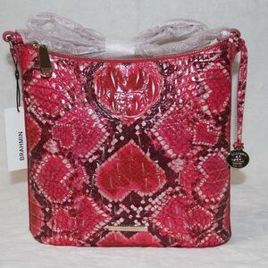 NWT BRAHMIN Katie Heart Crossbody Bag Leather Purse